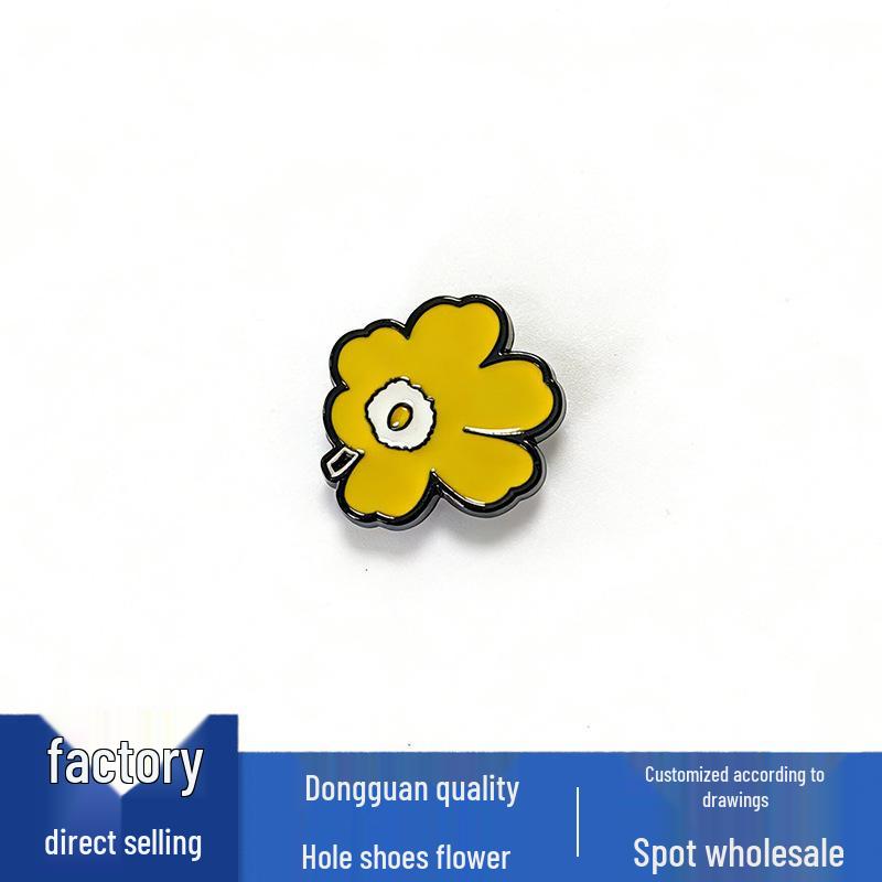 Metal Flower Shoe Decoration Buckles for Hole Shoes