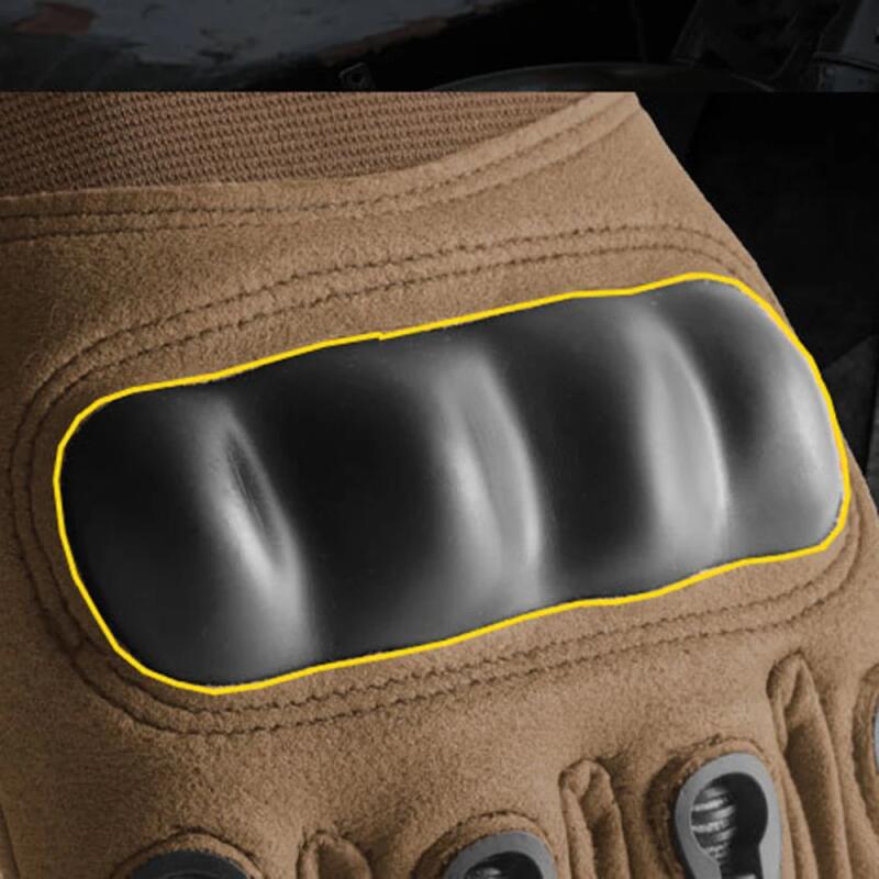 1 Paire Gants Tactiques d'Extérieur Gants de Moto Demi-Doigt Homme Femme Combat Tir Chasse Fitness