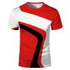 Men's Casual 3D Print T-Shirt Summer Fashion Sports Contest Trend Hip Hop Harajuku Personality round Neck Short Sleeve
