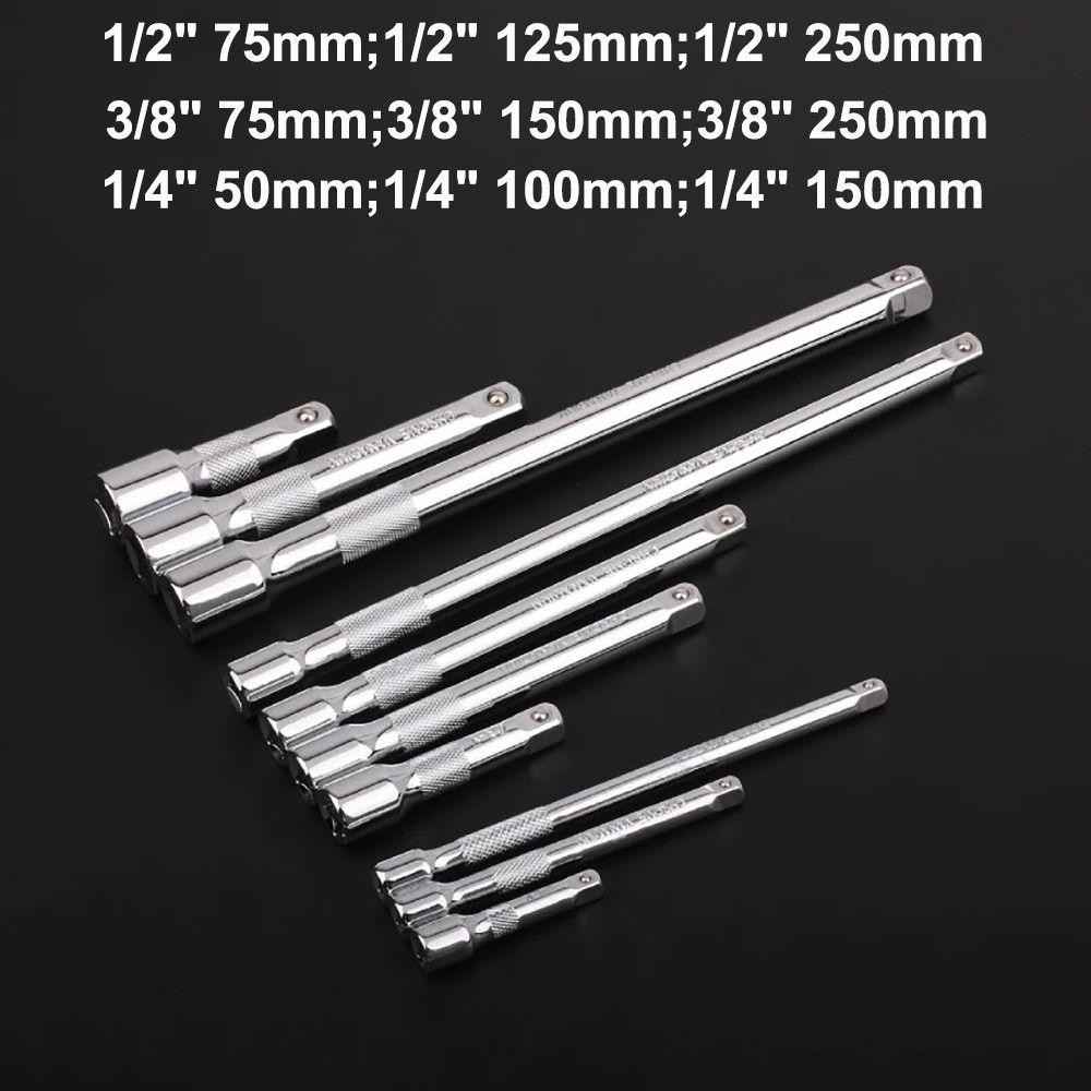 Professional Extension Bar 1/4" 3/8" 1/2" Ratchet Wrench Extension Drive Extension Bar