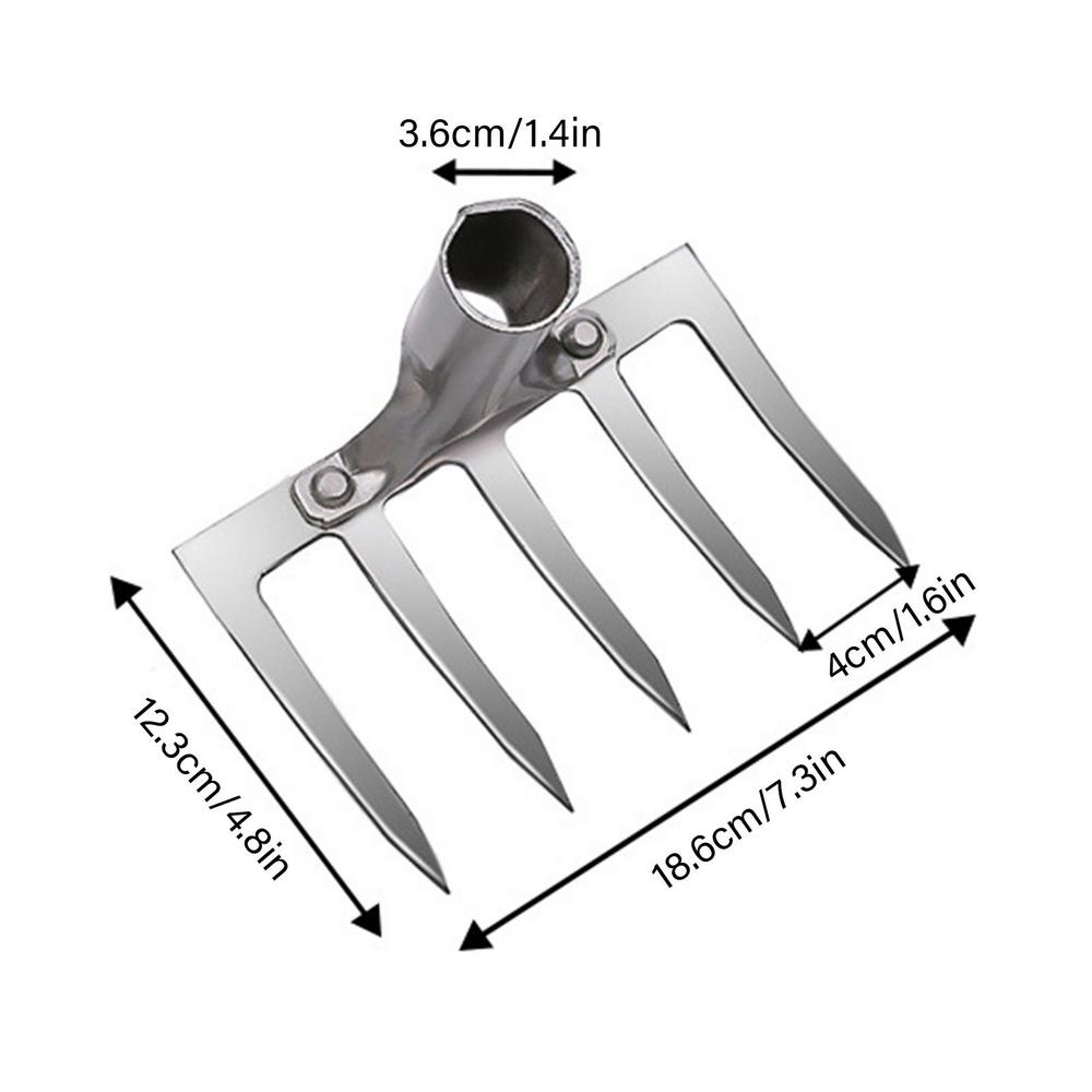 Weeding Hoe Rake Agricultural Farm Hand Tools Turning The Ground Loose Soil Artifact Nail Rake Tool Gardening Accessories