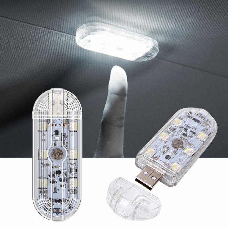Touch Interior Light Car Reading Ceiling Light Magnetic Camper Trunk LED Interior Replacement Parts Car Interior Lighting