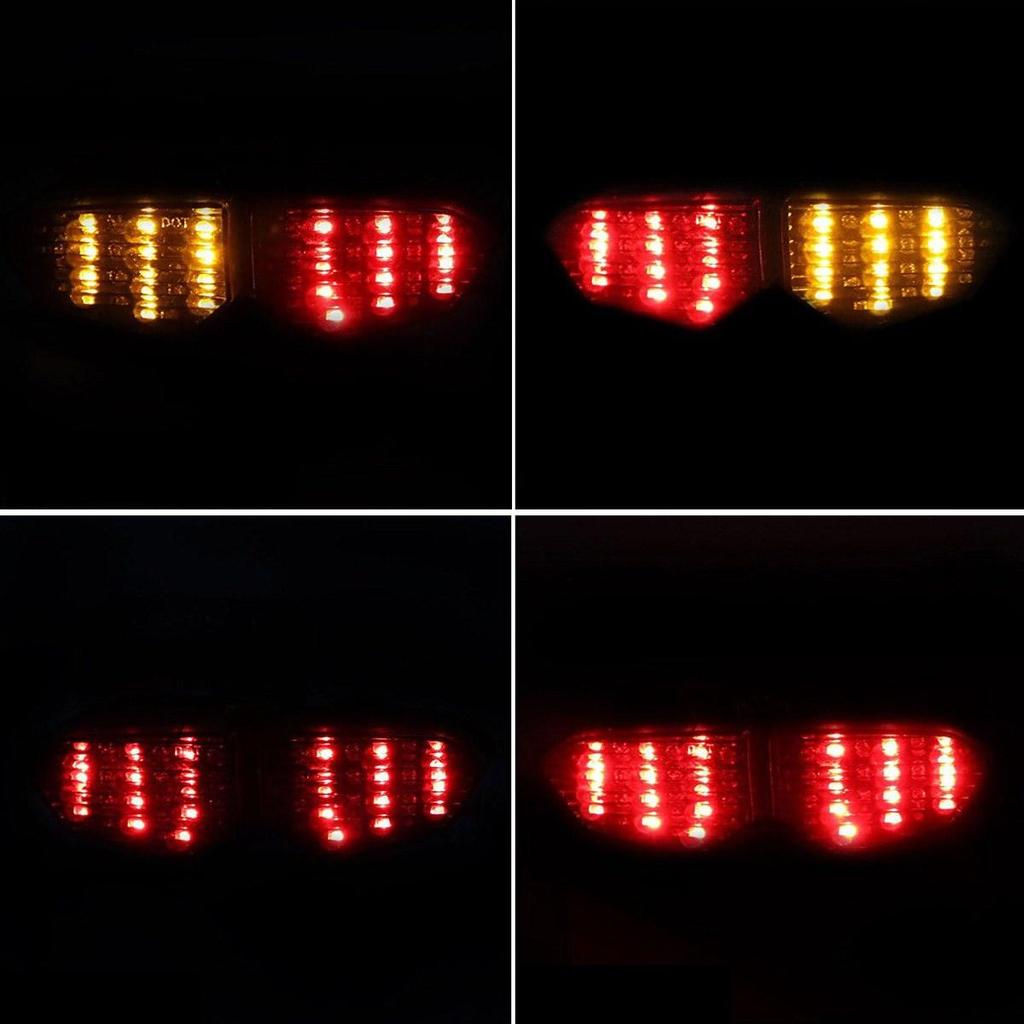 Integrated LED TailLight Turn Signals for Yamaha YZF R6 03-05 R6S 06-09 XTZ1200 Smoke