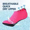 SEASOLES Pink Water Shoes Anti-Slip Quick-Dry Lightweight Soft Beach Sandals for Women Kids Size 30-33