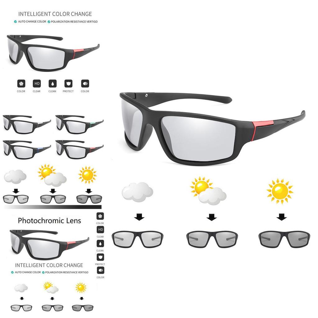 High Definition Men Polarized Photochromic Sunglasses For All Day Comfort And Style