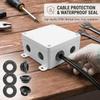 350/70PCS Electrical Cable Wire Washers Rubber Grommet Assortment Kit Firewal Hole Plugs Wiring Grommet Plumbing Gaskets Tools