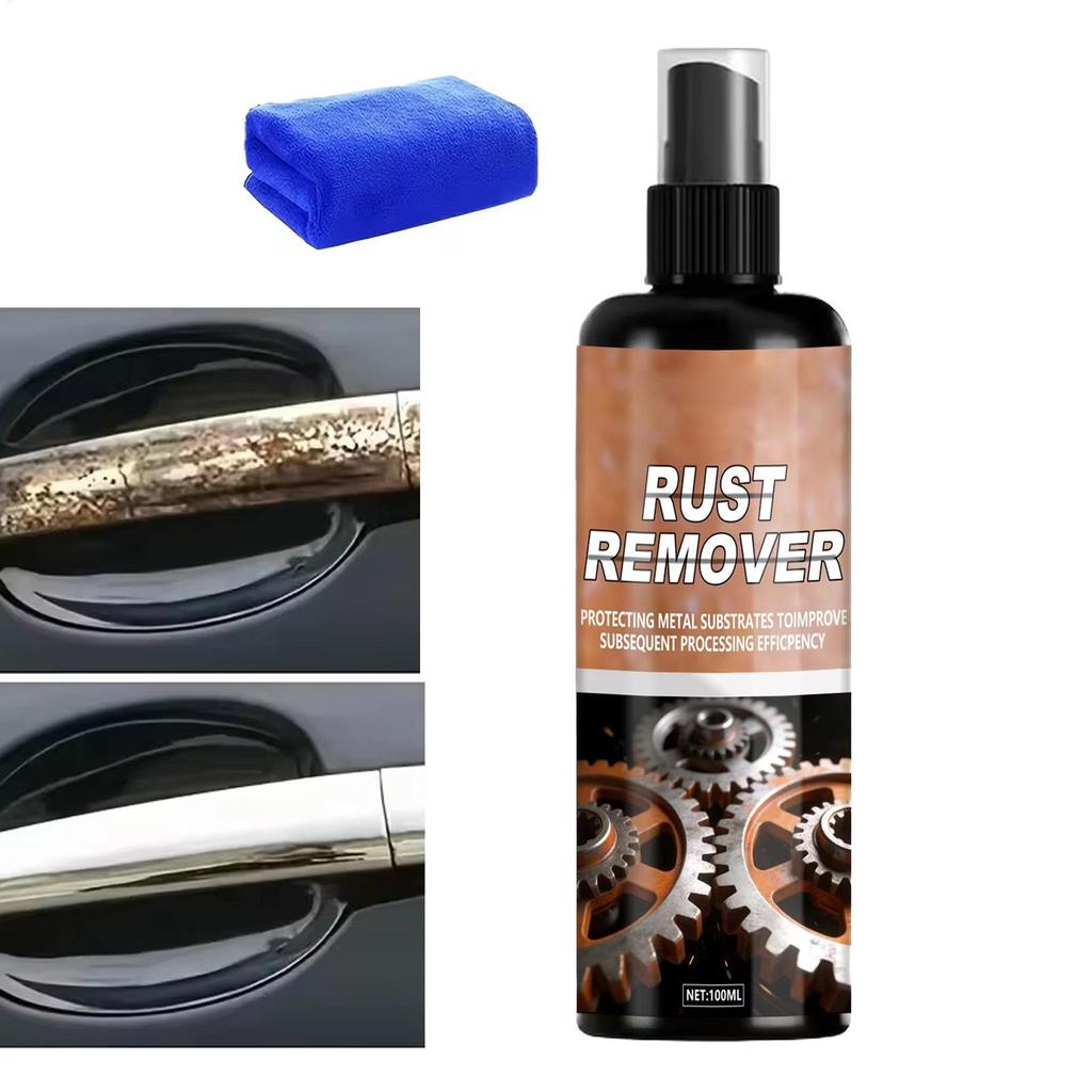 Metal Rust Remover Multi-Purpose Lubricant Spray Friction Reducing Rust Dissolver for Screws Hinges Locks Brakes Tools Auto Part
