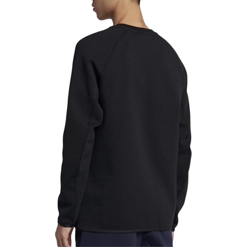 Nike Sweatshirts Men's Black Crew Neck Moderate Regular 928472-010