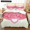 Bohemian Lotus King Queen Duvet Cover Boho Mandala Bedding Set For Kids Teens Adults Exotic Flowers 2/3Pcs Polyester Quilt Cover