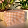 Cotton Linen Foldable Waterproof Desktop Storage Basket