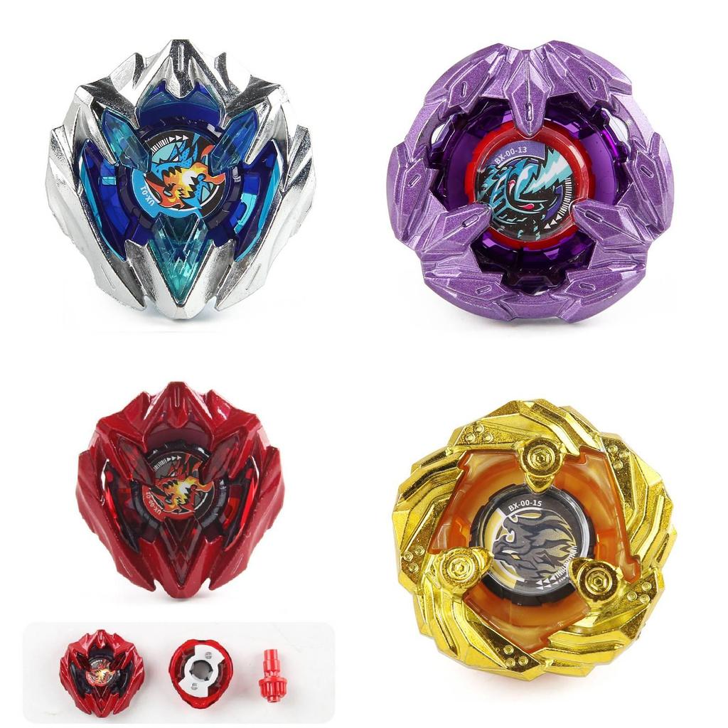Durable Blue Alloy Spinning Top Toy Single Pack Non-electric Battle Gyro For Kids