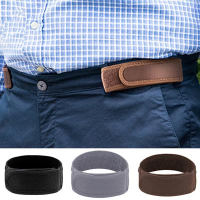 Elastischer Gürtel für Herren und Damen, ohne Schnalle, unsichtbar, weich, verstellbar, einfarbig, Verschlussband, Stretchmaterial, ultraweicher Polsterbund