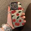 Full Screen Cherry Pattern Hard Protective Phone Case For Apple Iphone