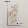 Exquisite Pearl 3D Lace Trim Flower Embroidery DIY Hat Decoration