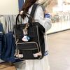 Clip Portable Fashion Student Schoolbag Spring and Summer New College Style Large Capacity Backpack