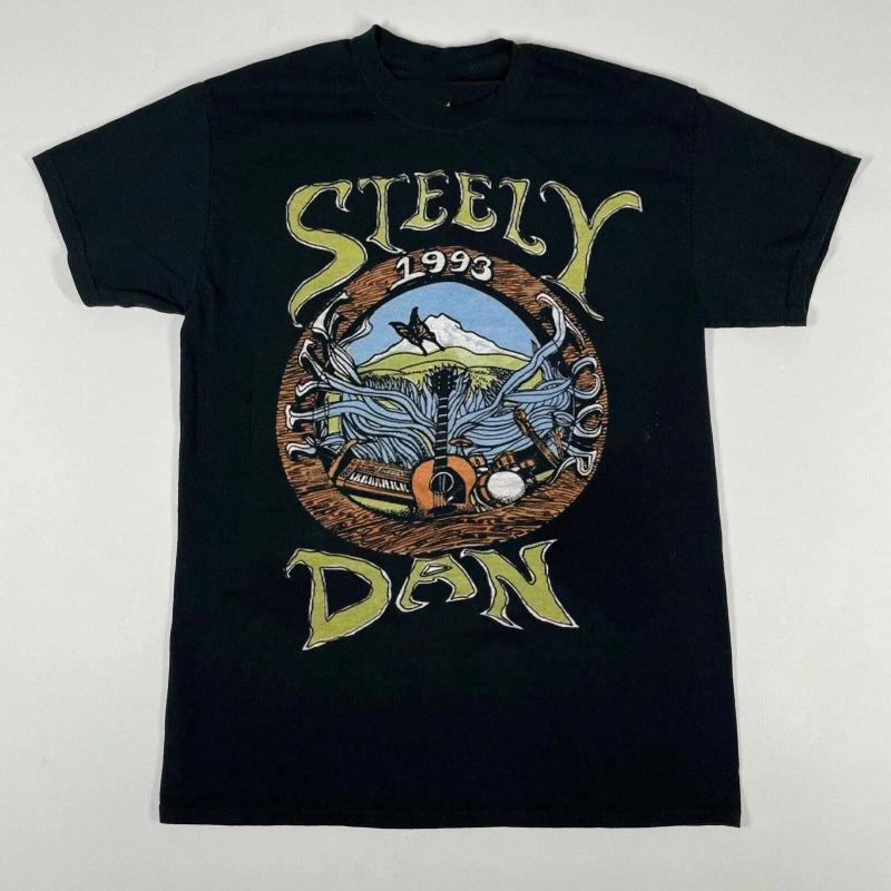 

New Summer Vintage Arrival T Shirts Steely Dan Band Shirt Unisex Cotton Concert Harajuku Unisex Women T Shirt 3XL