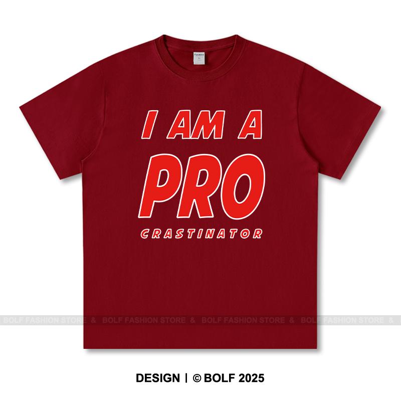 

Женская футболка с принтом I Am A Pro Crastinator, 100% хлопок, свободные футболки с забавной графикой для мужчин, летние топы, уличная одежда Slacker XXXL вино красного