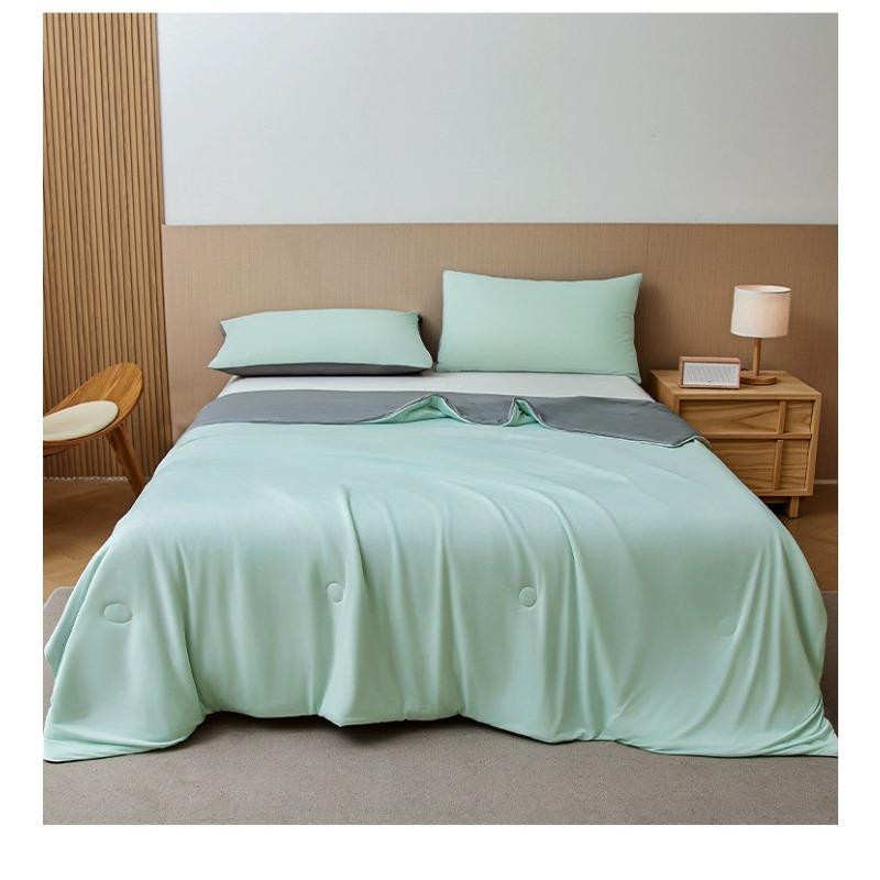 Class A Cool Ice Silk Towel Quilt Summer Thin Office Nap Blanket Sofa Blanket Summer Cool Air Conditioning Cover Blanket