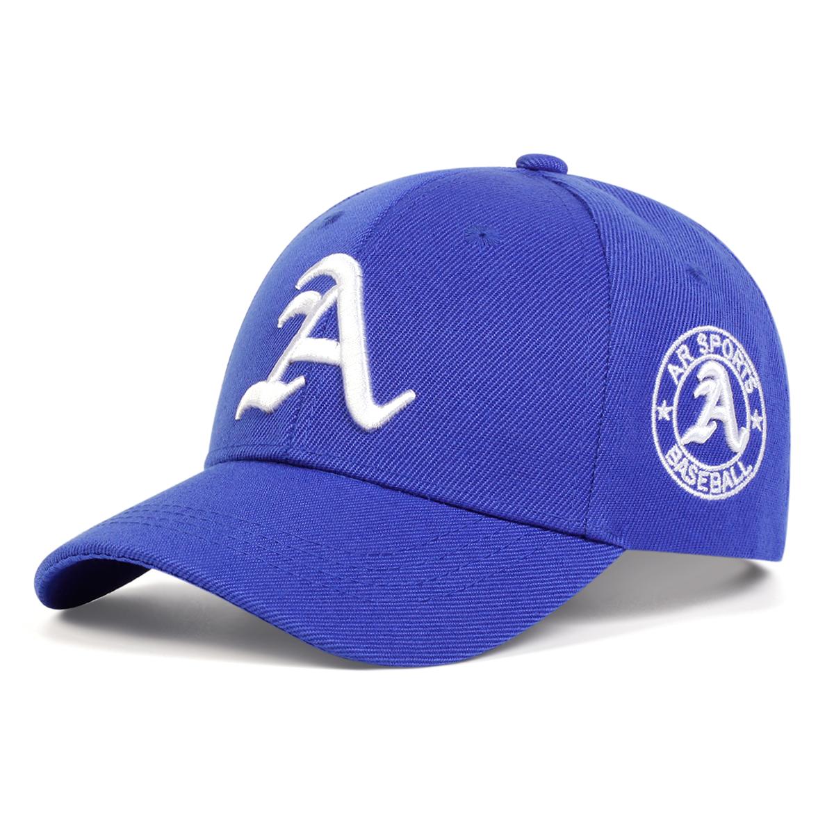 

Детская готическая вышитая буква А модная бейсболка повседневные баскетбольные кепки для мальчиков и девочек кепки от солнца кепки для гольфа синий