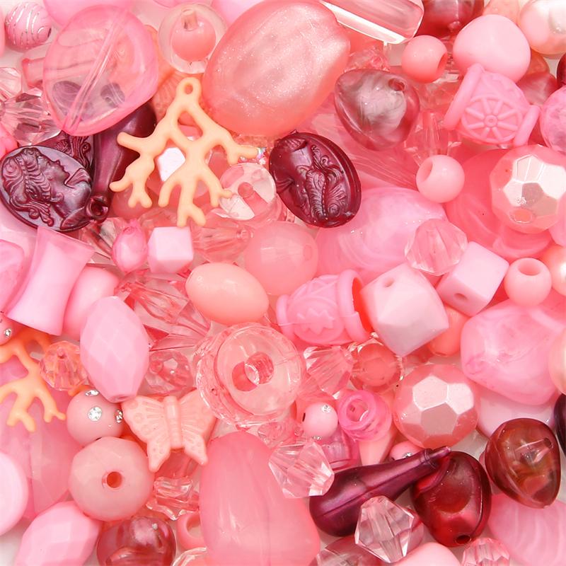 

30 г/пакет Акрилові різнокольорові намистини для DIY Намисто Браслети Сережки Виготовлення ювелірних виробів Ремісничі аксесуари 40 500g