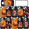 for Samsung Galaxy S25 S24 S23 iPhone 17 16 15 Xiaomi Redmi Note 14 13 12 11 Plus Pro Max XR Phone Case Lovely Slam Dunk Basketball OPPO Huawei Cover