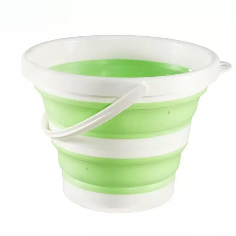 Seau Pliable Portable, Seau de Lavage Pliable pour Voiture, Camping en Plein Air, Pêche, Voyage, Rangement Facile, Articles de Nettoyage, Usage Domestique et Commercial