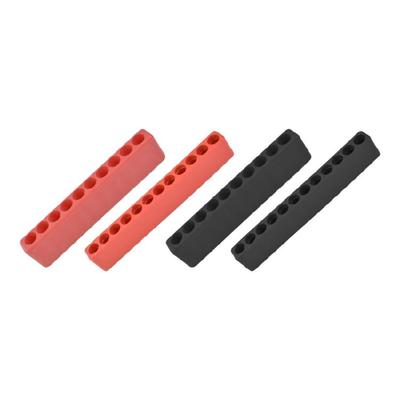Screwdriver Bit Organizer 10/12 Slot Options Antislip Plastic Design For Electric Drill Accessories Toolbox Arrangement
