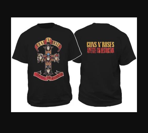 

Guns N Roses #039;Appetite For Destruction#039; Tshirt size S5XL Unisex T-Shirt L