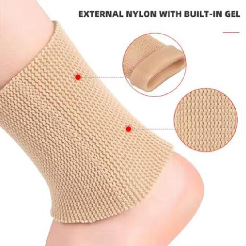 2025 New Hot Sale Ankle Gel Sleeves Padded Skate Socks Protection for Figure Skating Ice Hockey Roller or Inline Riding