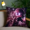 M-Murder D-Drones Game Pillow Case Anti-Dustmite Pillowcase Invisible Zipper Silky Short Plush Sofa Cushion Cover