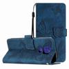 For Motorola Series.Moto E13 E20 G05 G54 Edge 40 Edge 50 Edge 60...Faux Leather Wallet Case with Butterfly Design,Card Slots & Shockproof Protection