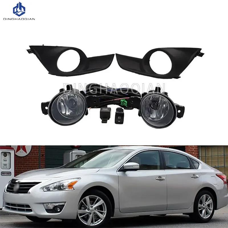 1 set Fog Lights Headlight For Nissan Altima Teana 2013 2014 2015 US Version Fog light Car Fog Lamp Kit With Harness Bulb Switch
