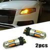 2pcs LED Bulbs Replacement Turn Signal 12V DC 4014-SMD For Light PW24W PWY24W