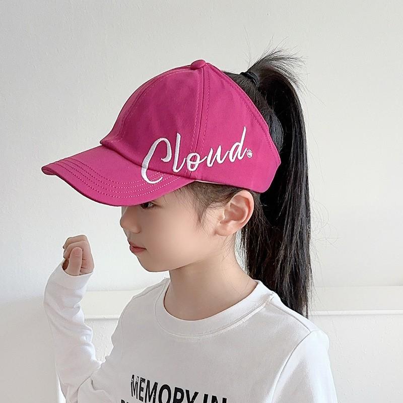 Children Adjustable Baseball Cap Letter Embroidery Style Classic Duckbill Design Suitable for Ages 48-54 Cm Head Circumference