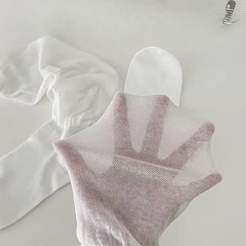 Ballet-style Socks, Women's Thigh-high Socks, Autumn and Winter Thin Lace Pile Socks, Long Socks, School Style
