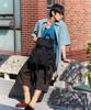 Piari Nylon Utility Cargo Backpack (Black)