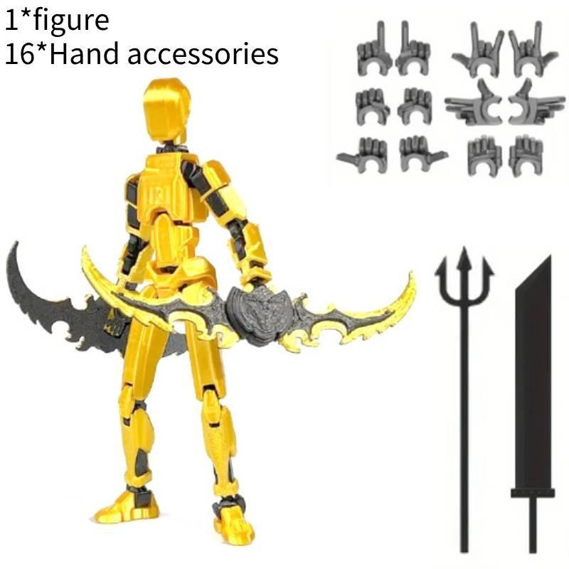 3d Printed Action Figure Diy Toy Figurine Movable Joint Poseable Material Pla