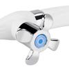 ABS Plastic Single Cold Faucet Water Tap Kitchen Sink Bathroom Basin Accessories G1/2(Blossom)