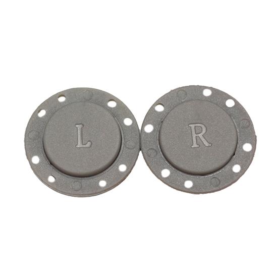 1 paio di bottoni automatici magnetici invisibili con design a 8 fori, forte aspirazione, bottoni magnetici per abbigliamento per cappotto