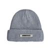 Knitted Hats Winter Mens Caps Women for Ladies Knitted Thick Cap Chaopai Woolen Landlord Guapi Hat 4Colors Motorcycle Equipments