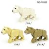 7691976920 lion animal model children assemble small building blocks toys, birthday gifts, the king of the forest.