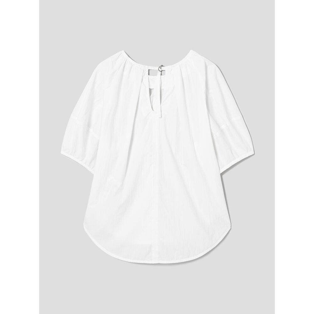 8SECONDS Round Neck Volume Blouse White (114865Ay11)
