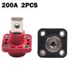 2Pcs 120A 200A 300A 400A All-Copper Lithium Battery Terminal Connector Energy Storage Terminal Battery Connector Adapter