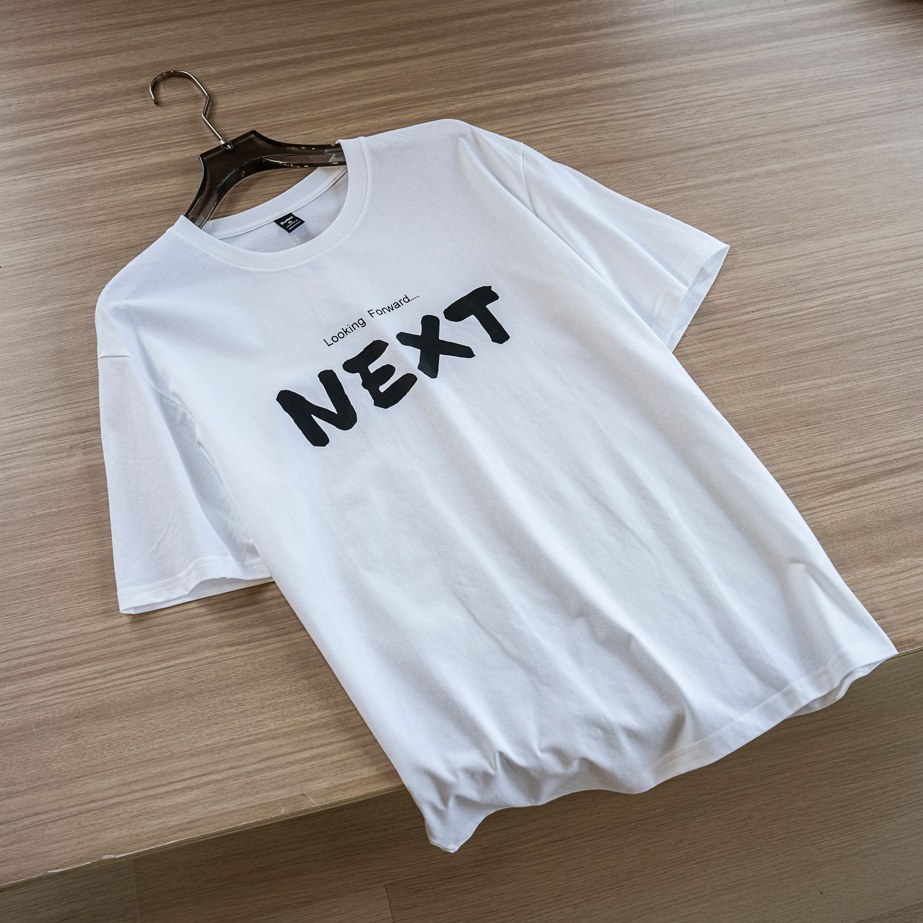 

Мужская летняя повседневная футболка из 100% хлопка с начесом из двойной пряжи силуэта с круглым вырезом и короткими рукавами 3XL