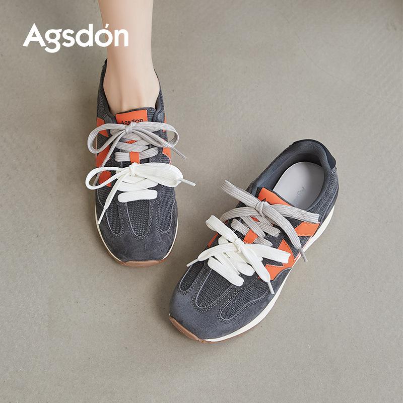Augustine Ballet Training Shoes Women's 2025 New Autumn Retro Sports Forrest Gump Shoes Platform Student Casual Shoes