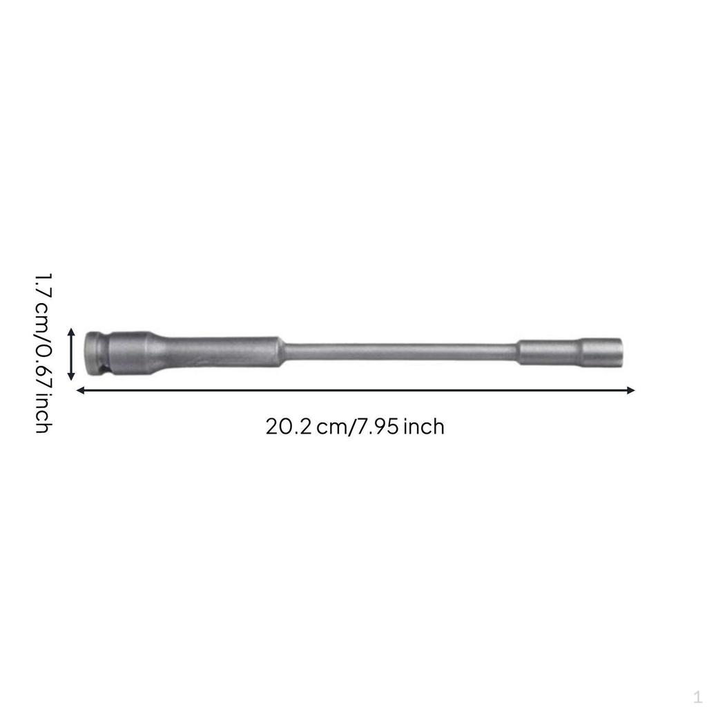 Additional Long Thin Wall Socket, 1/2 cm Drive, Deep power, Auto Repair 20.2cm 8