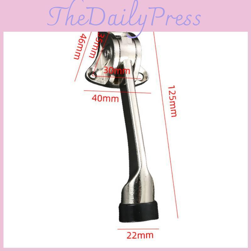 Brown Household Alloy Gate Blocker With Bedroom Wooden Door Locator Daily For