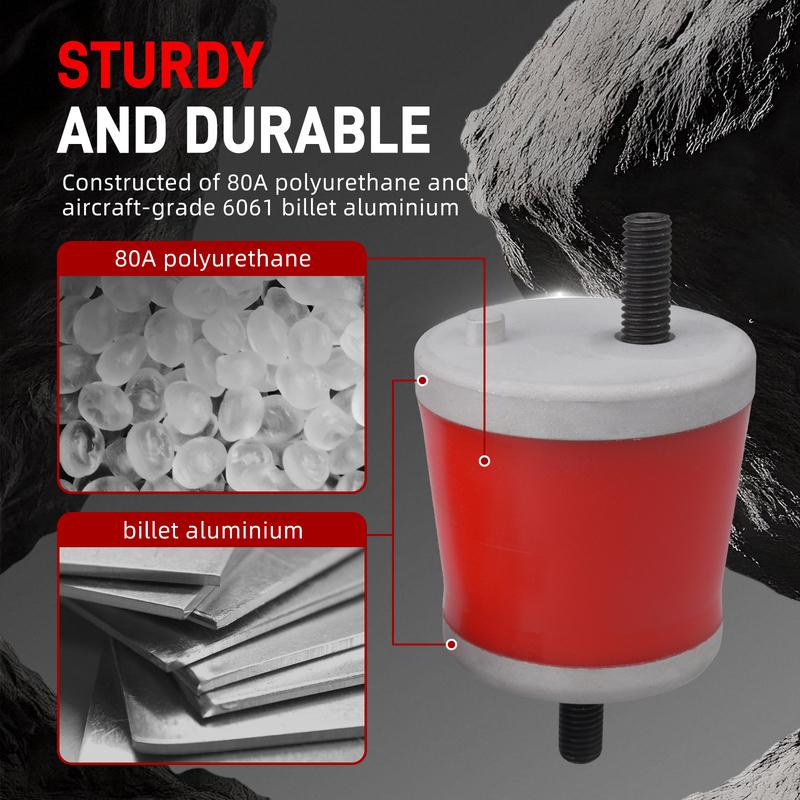 80A Polyurethane Drift Racing Motor Mount Bushings for BMW E46 E36 325 328,Z3,Z4 E85/E86,M3 E90 E92 E93, Replace for 22111095444