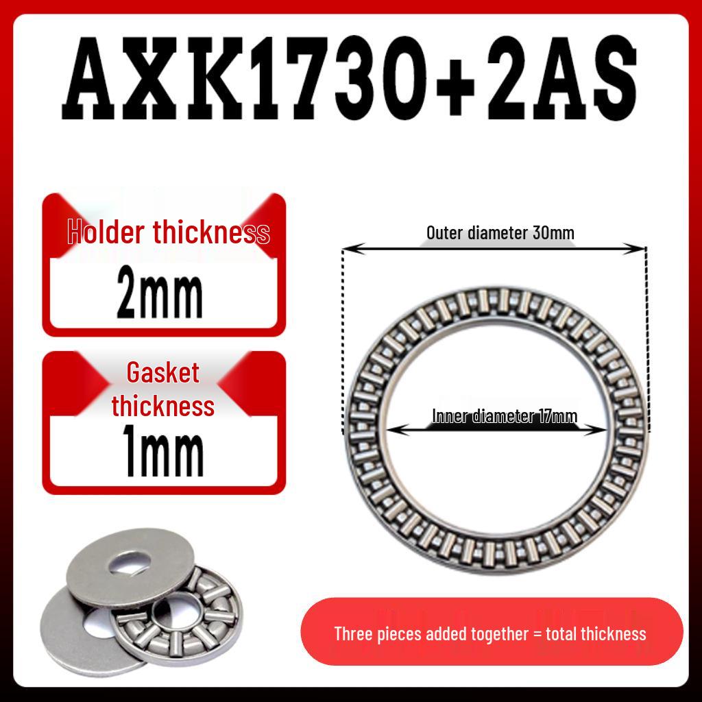 AXK Axial-Nadellager (Identifikation: 5-50 mm, Flach)