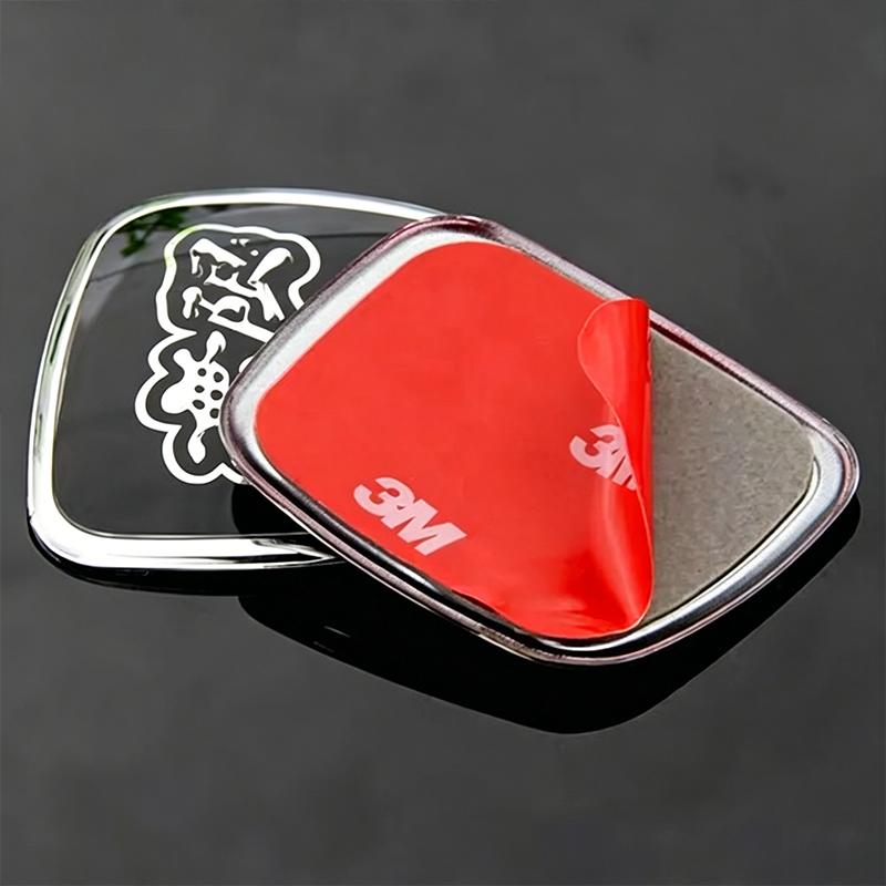 Honda Car Steering Wheel Logo Emblem H Badge Sticker for Honda Civic Accord CR-V Fit HRV Odyssey Vezel Auto Interior Accessories ZU5